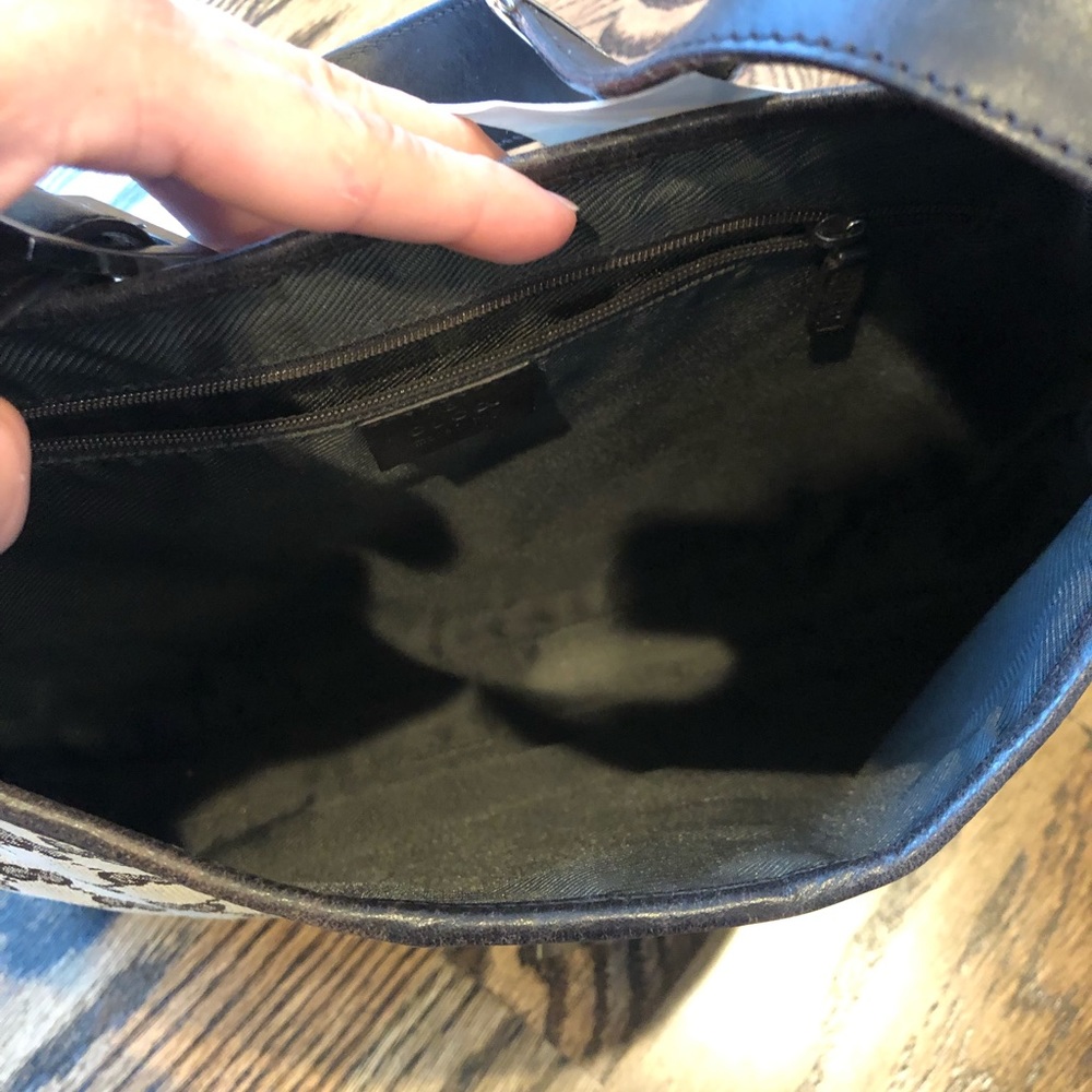 GUCCI Monogram Web Jackie O Hobo Dark Brown - Picture 5 of 8